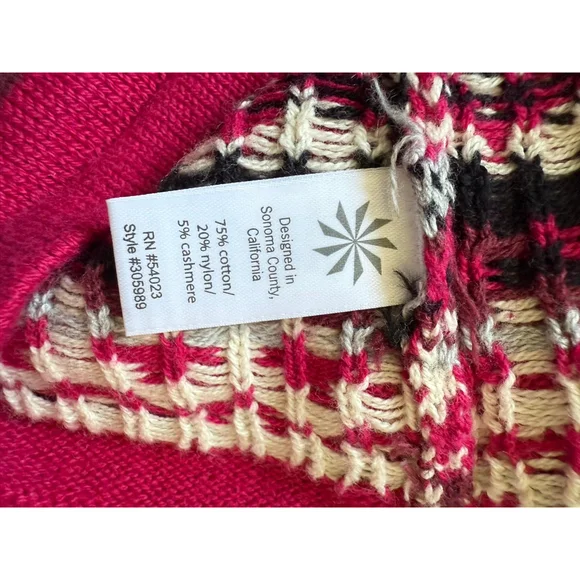 NWOT Athleta Knit Fair Isles Sweater Skirt pink size Small - Picture 6 of 7
